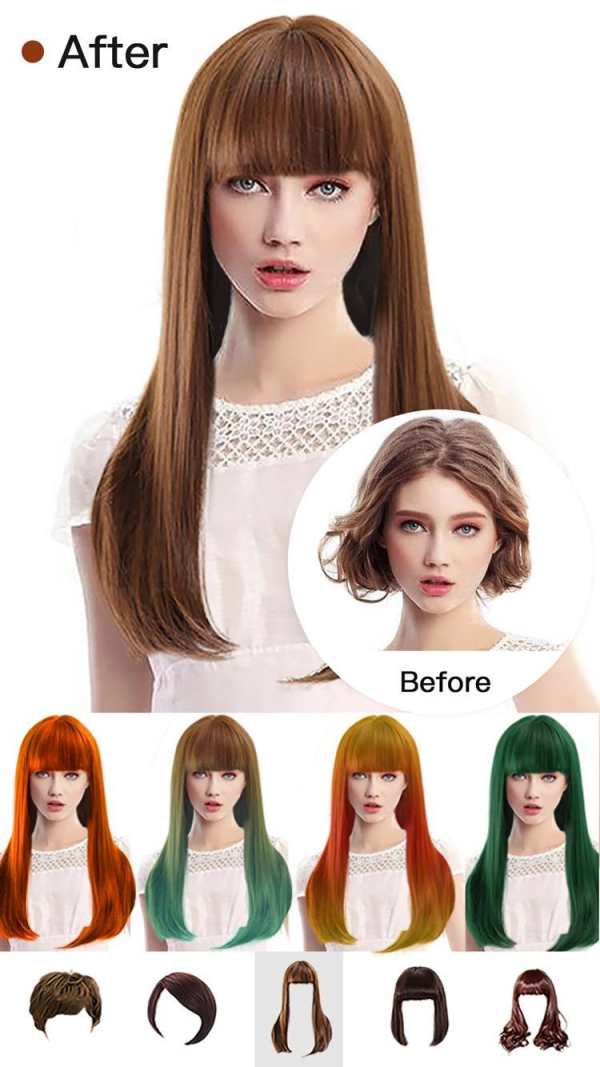 Hair Style Salon&Color Changer screenshot 1