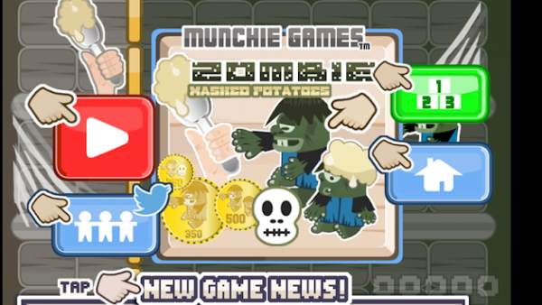 Zombie Mashed Potatoes screenshot 1