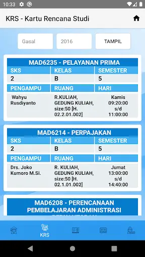 Siakad UNY screenshot 6