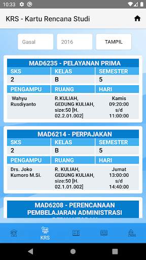 Siakad UNY screenshot 6