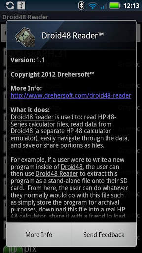 Droid48 Reader screenshot 8