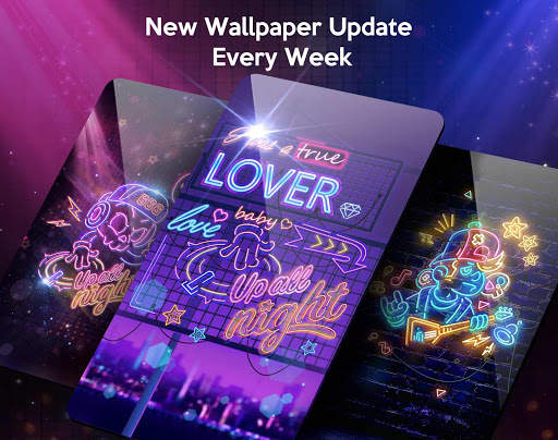 Neon Light Live Wallpaper & Launcher Themes screenshot 2