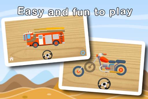 Build and Drive Cars - Puzzles For Kids screenshot 4