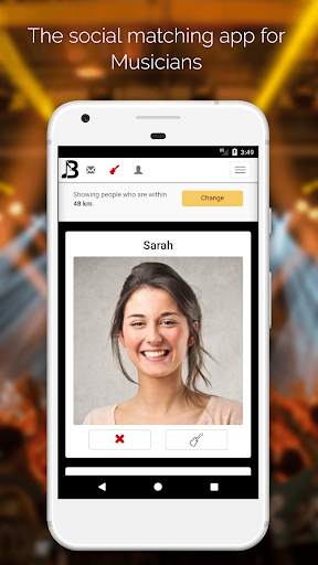 Bandr - The social matching app for Musicians screenshot 1