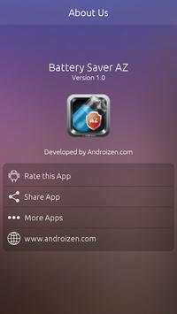 Battery Saver AZ скриншот 8