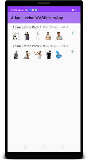 Adam Levine WAStickerApps : Stickers for Whatsapp screenshot 1