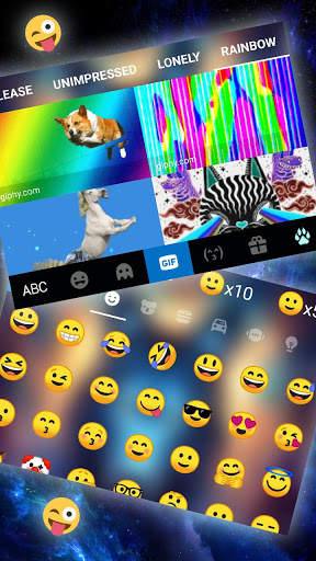 Dreamcatcher Night Wolf Keyboard Theme screenshot 4