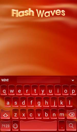 Flash Waves Animated Keyboard  screenshot 2