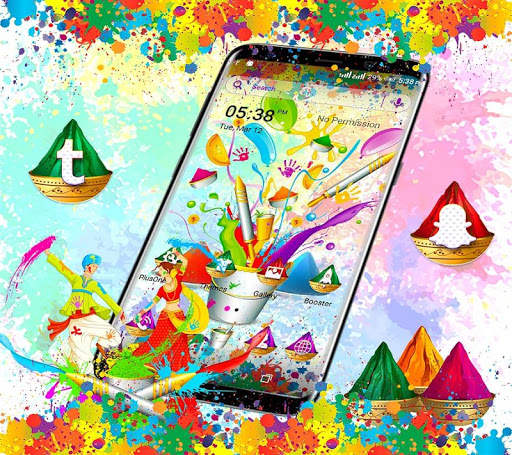 Holi Launcher Theme screenshot 4