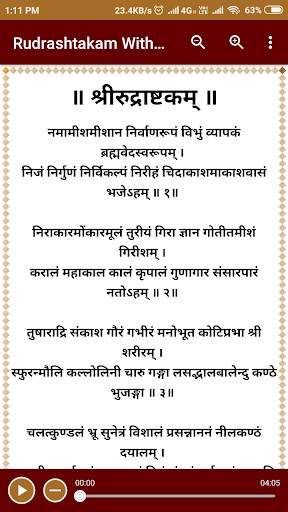 Rudrashtakam With Audio screenshot 2