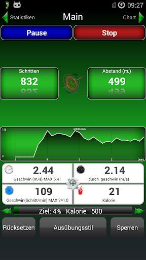 Pedometer 2,0 screenshot 1