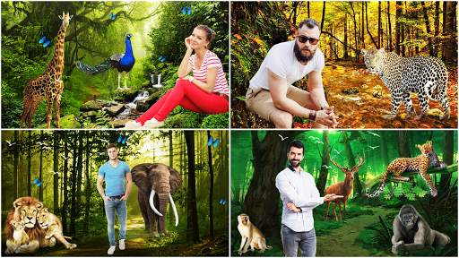 Wild Animal Photo Editor Frame screenshot 1