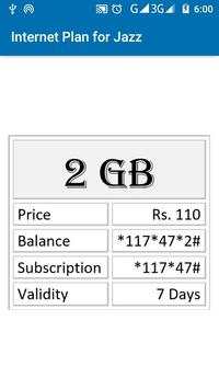 Internet Plan for Jazz скриншот 5