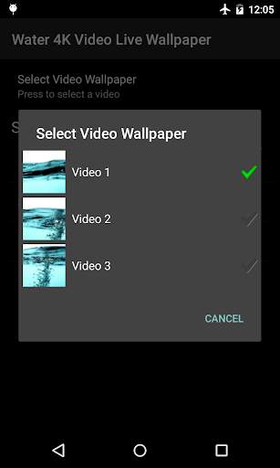 Water 4K Video Live Wallpaper screenshot 6