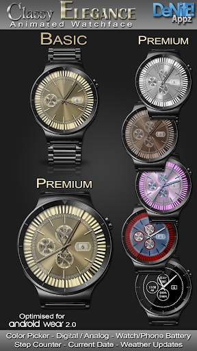Classy Elegance HD WatchFace Widget Live Wallpaper screenshot 1