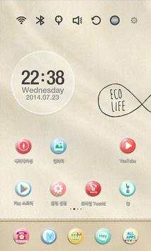 Ecolife Ecolove Launcher Theme screenshot 1