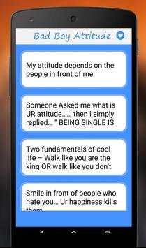 Bad Boy Attitude Status screenshot 5