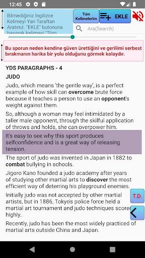 English-Turkish Stories And YDS Texts-Translations screenshot 16