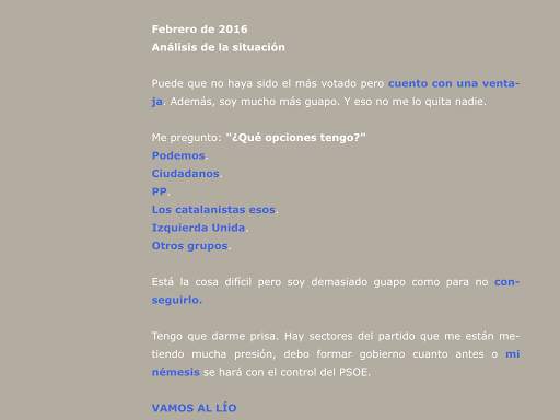 Pedro Sánchez Simulator 2016 screenshot 9