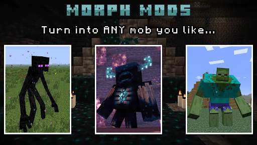 Morph into Mobs: Minecraft Mod screenshot 1