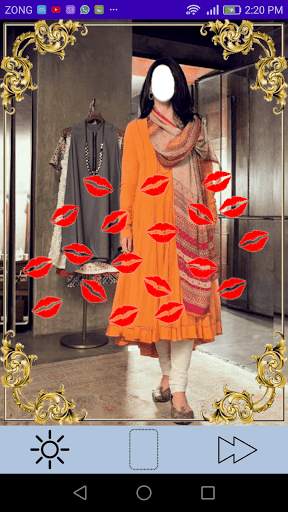 Girls Eastern Frock Photo Edit 6 تصوير الشاشة