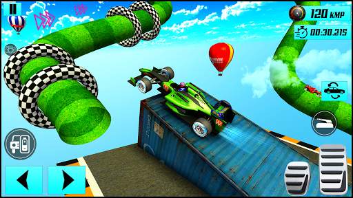 Formula Car Sky Tracks GT Racing Stunts- Car Games screenshot 4