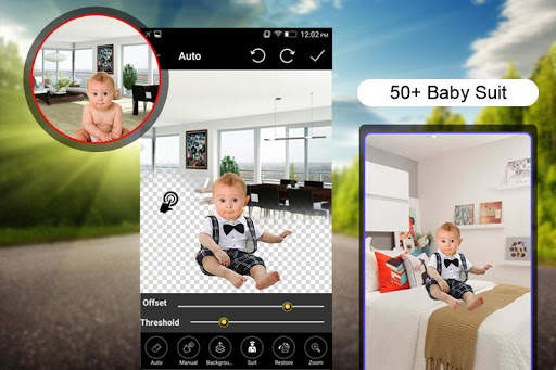 Baby Photo Suit Editor :Cut Pa screenshot 1