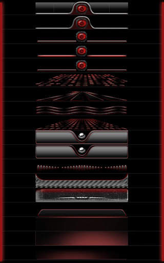 Serenity Launcher Theme Red screenshot 7