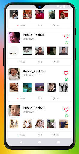 Stiker WA Lucu Bergerak Kocak screenshot 2