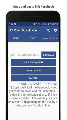 Unduh video Facebook screenshot 1
