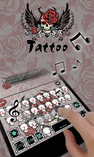Tattoo Go Keyboard theme screenshot 3