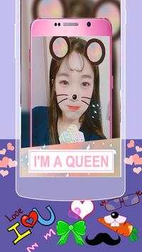Selfie Cat Face Effect Filters Camera 1 تصوير الشاشة