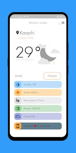 Weather Update -Weather forecast news & live radar screenshot 1