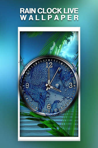 Rain Clock Live Wallpaper screenshot 2
