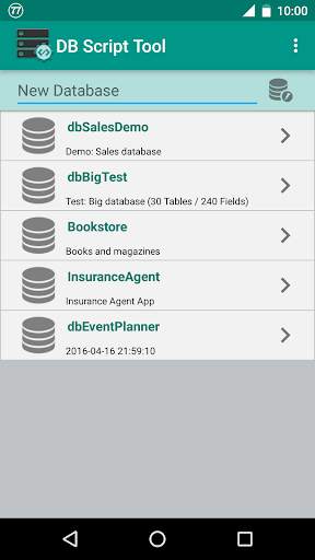 Database Script Tool screenshot 1
