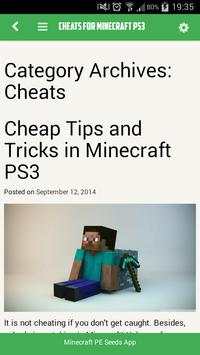 Cheats for Minecraft PS3 screenshot 3