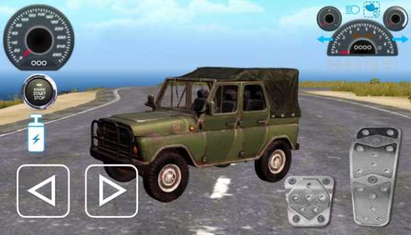 Old Uaz Jeep Driving Simulator screenshot 2