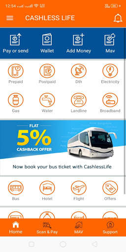 Cashless Life- Recharge & Bill Payment screenshot 1
