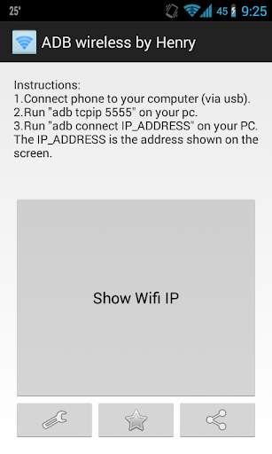 ADB Wireless (no root) screenshot 1
