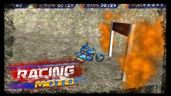 Racing Moto 3D screenshot 2