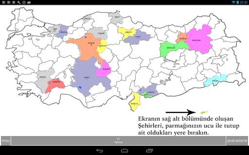 Şehir Bulma Oyunu скриншот 2