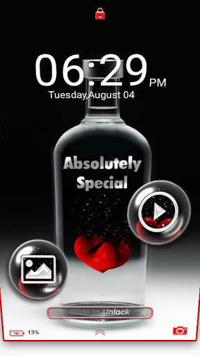 Black Bottle Launcher Theme screenshot 3