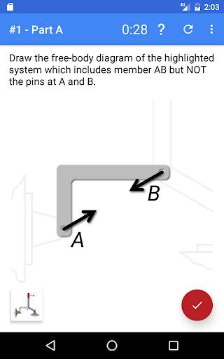 Reaction: Free-body Diagrams screenshot 6