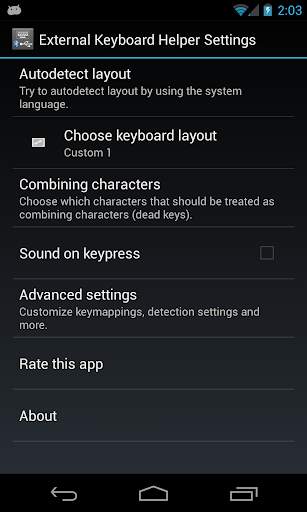 External Keyboard Helper Demo screenshot 2