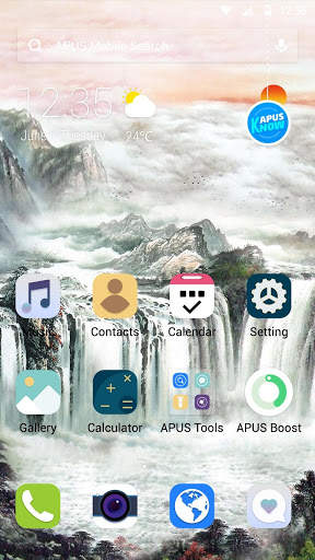 LandScape APUS Launcher theme screenshot 1
