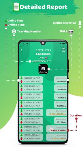 Monoli | WhatsApp Tracker (Online / Offline) screenshot 2
