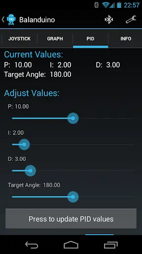 Balanduino Android App screenshot 5