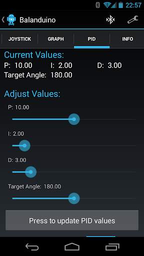 Balanduino Android App screenshot 5