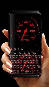 Red Speedmeter Keyboard screenshot 2