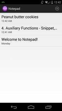 Simple notepad screenshot 2
